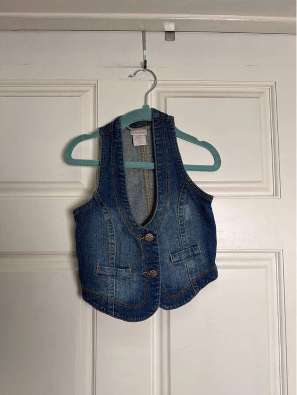 Girls Boho Denim Vest 6